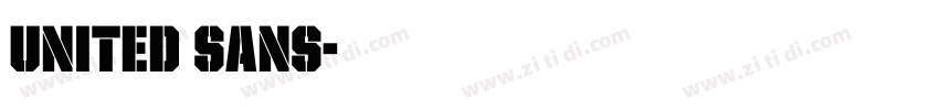 United Sans字体转换 United Sans字体转换